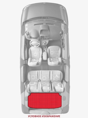 ЭВА коврики «Queen Lux» багажник для Subaru Exiga